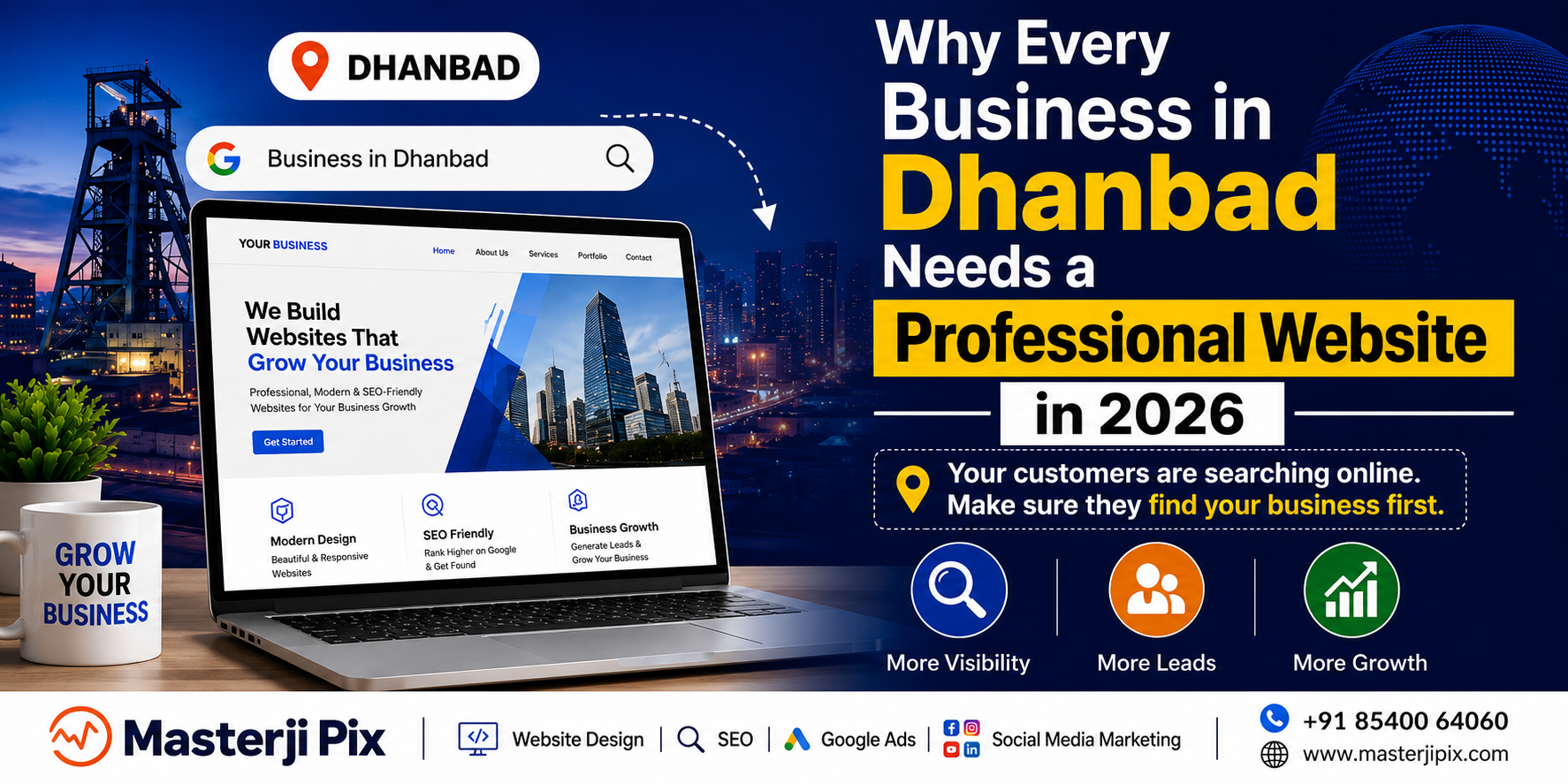 Why Every Business in Dhanbad Needs a Professional Website in 2026
