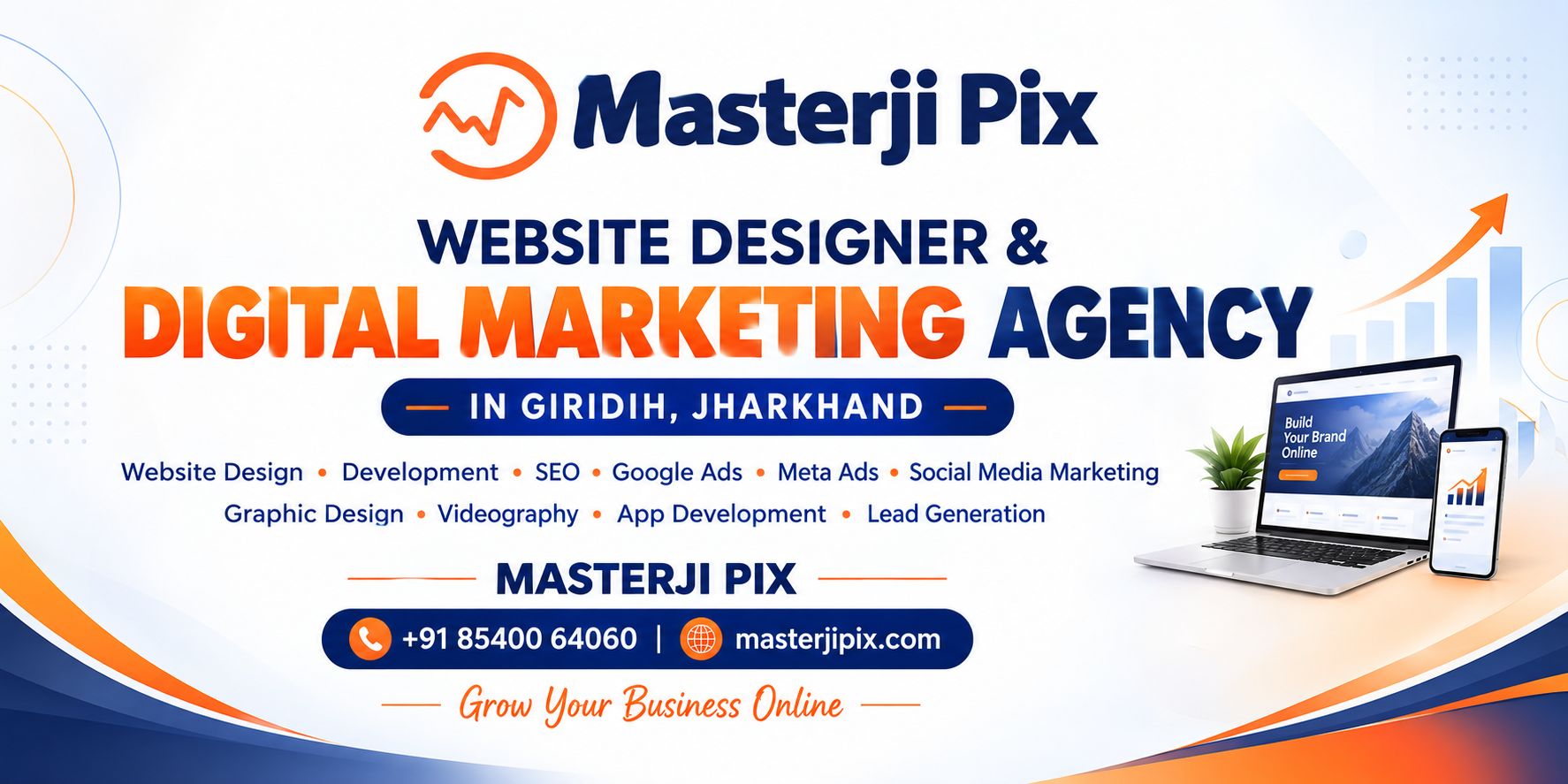 Best Digital Marketing Agency & Website Designer in Giridih, Jharkhand – Complete Digital Marketing Services